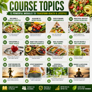 Healthy Eating Premium Course Bundle | PLR & MRR Rights Included | Nutrition, Weight Loss & Wellness Digital Product